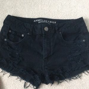 American Eagle Black Shorts
